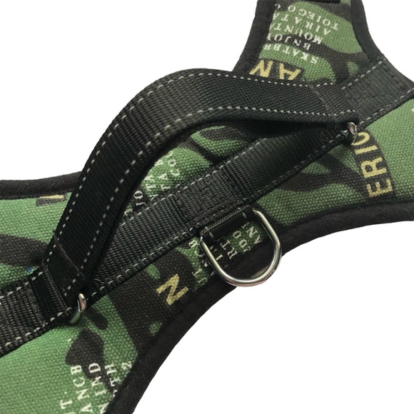 Dog Harness Padded No Pull Working + Chain Leash NEW - Picture 9 of 14